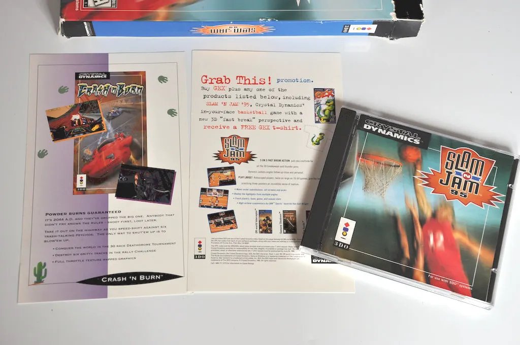 Game | 3DO | Slam n Jam 95 Physical Video Games Game Panasonic