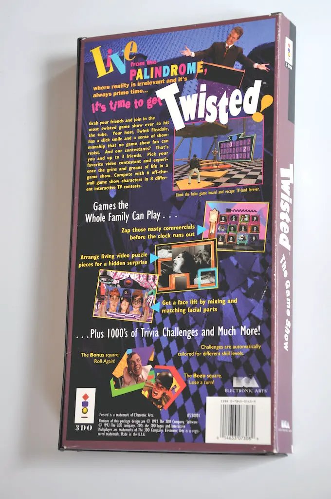 Game | 3DO | Twisted The Game Show Physical Video Games Game Panasonic