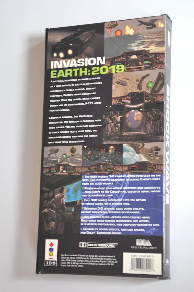 Game | 3DO | Shock Wave Physical Video Games Game Panasonic