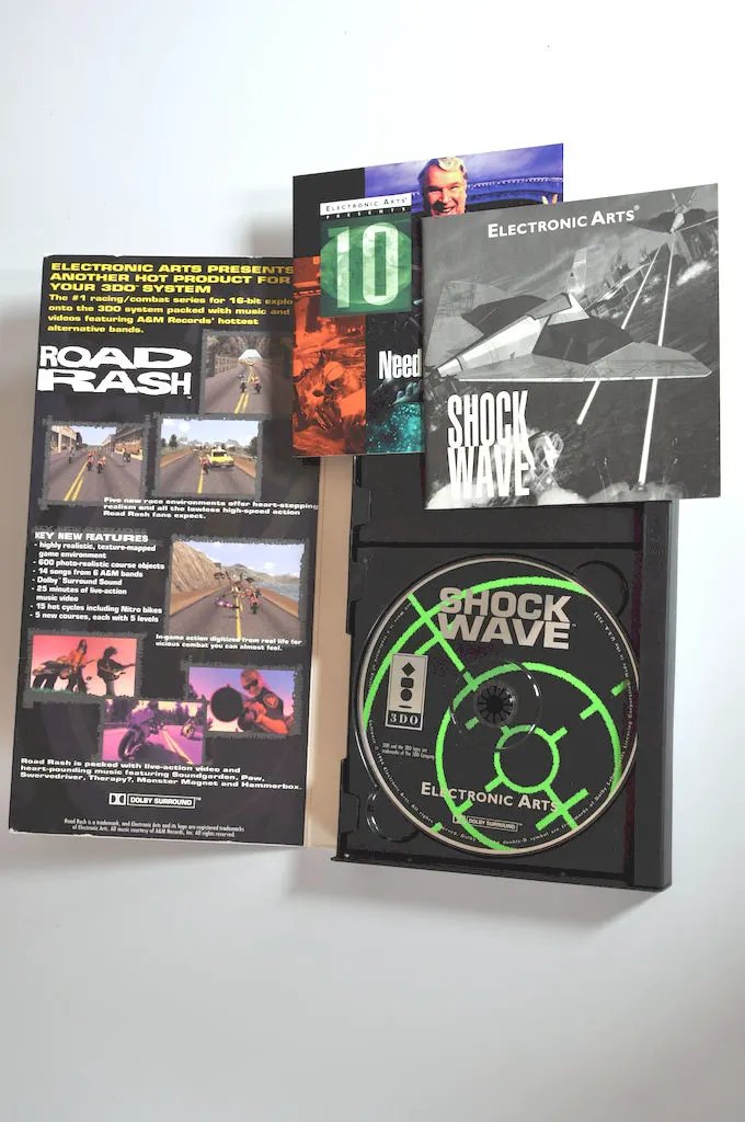 Game | 3DO | Shock Wave Physical Video Games Game Panasonic