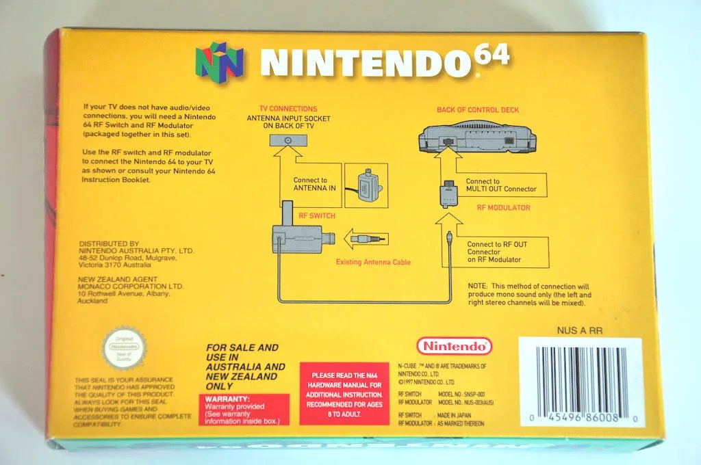 Accessory | Nintendo N64 | RF Switch Modulator Home Game Console Accessories Accessory Nintendo