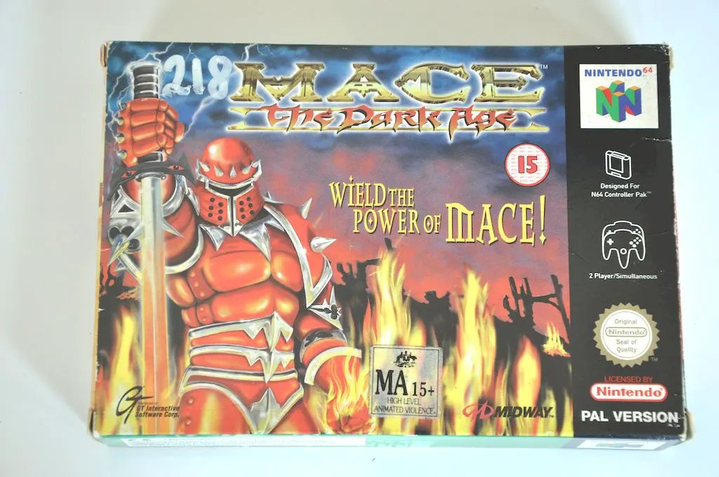 Game | Nintendo N64 | Mace The Dark Age Physical Video Games Game Nintendo