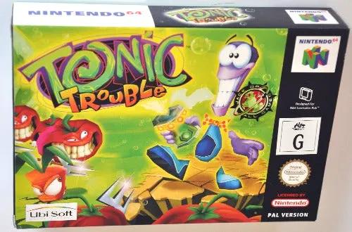 Game | Nintendo N64 | Tonic Trouble Physical Video Games Game Nintendo