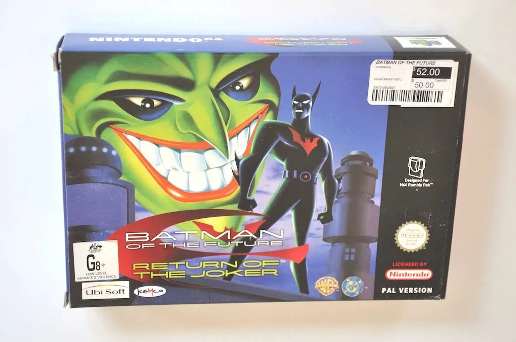 Game | Nintendo N64 | Batman of the Future Physical Video Games Game Nintendo