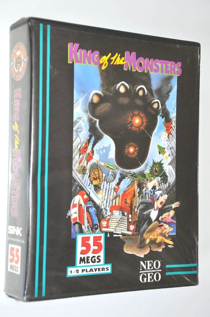 Game | SNK Neo Geo AES | King Of The Monsters NGH-016 Physical Video Games Game SNK