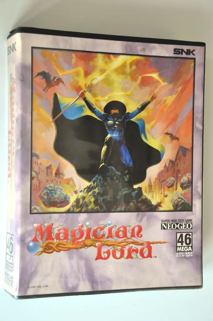 Game | SNK Neo Geo AES | Magician Lord NGH-005 Physical Video Games Game SNK