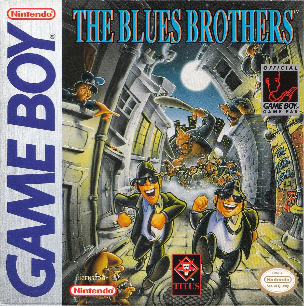 Game | Nintendo Game Boy GB | Blues Brothers Physical Video Games Game Nintendo