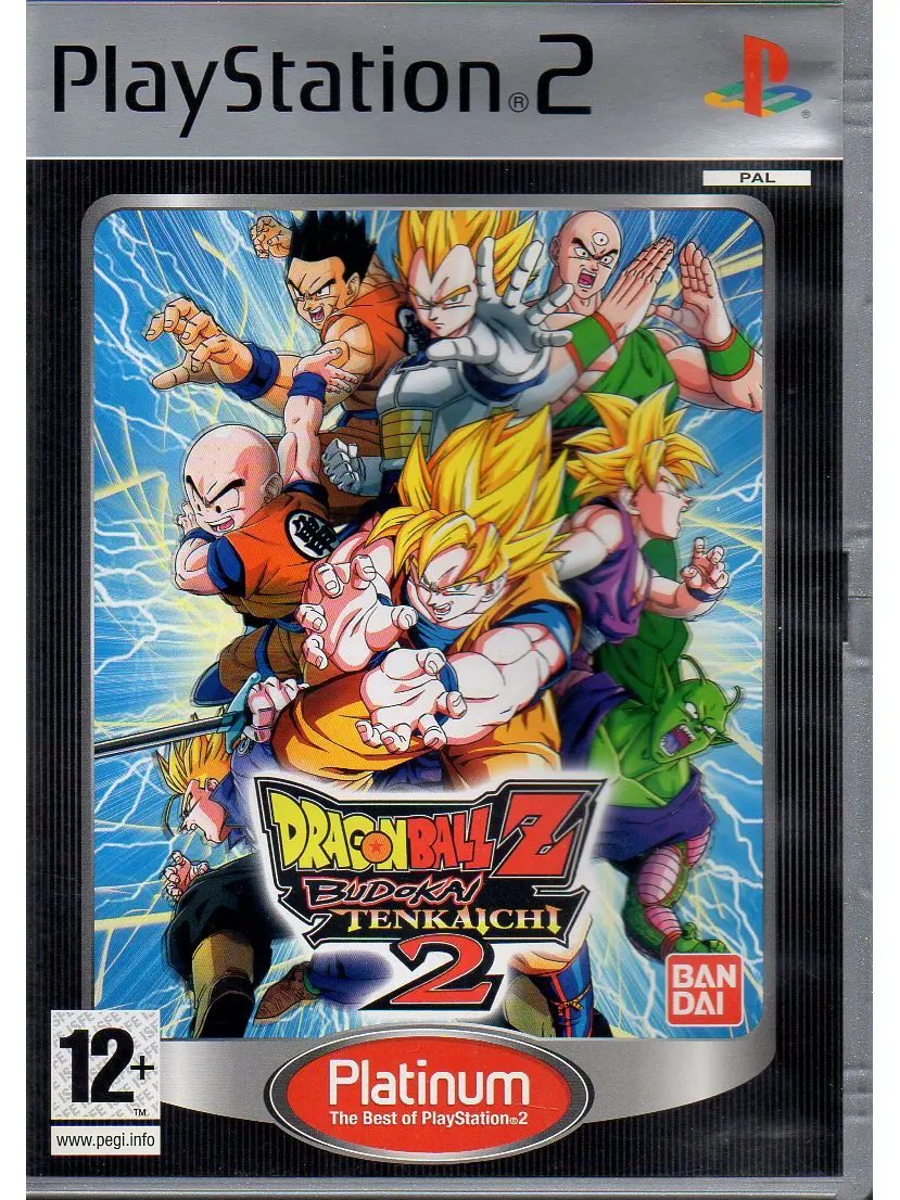Game | Sony PlayStation PS2 | Dragon Ball Z Budokai Tenkaichi 2 (Platinum) Physical Video Games Game Sony