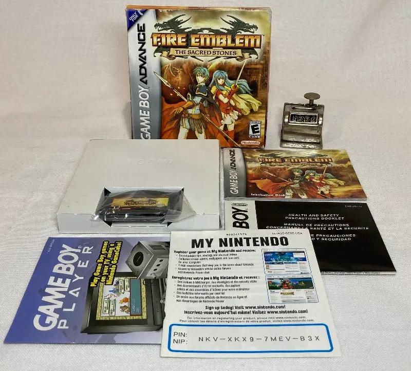 Game | Nintendo Game Boy Advance GBA | Fire Emblem: The Sacred Stones Physical Video Games Game Nintendo