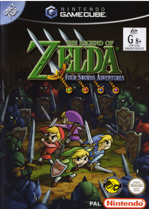Game | Nintendo GameCube | Zelda Four Swords Adventures Physical Video Games Game Nintendo