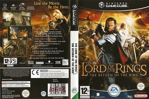 Game | Nintendo GameCube | Lord Of The Rings Return Of The King Physical Video Games Game Nintendo