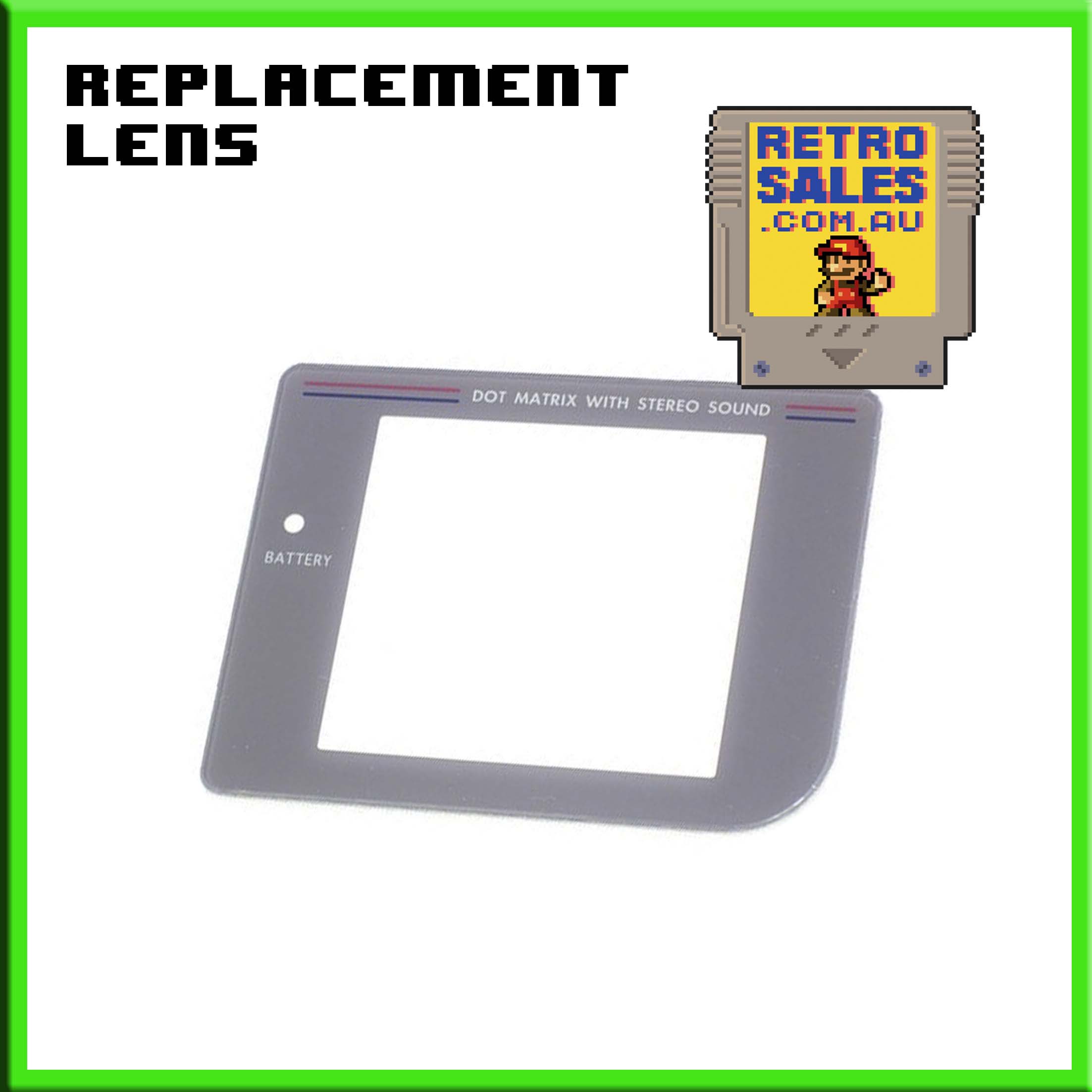 Parts | Nintendo GB GBC GBA SP | Game Boy Screen Lens