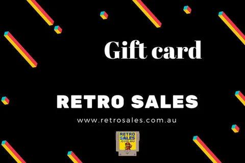 Gift Card Retrosales Gift Cards Gift Cards RetroSales.com.au