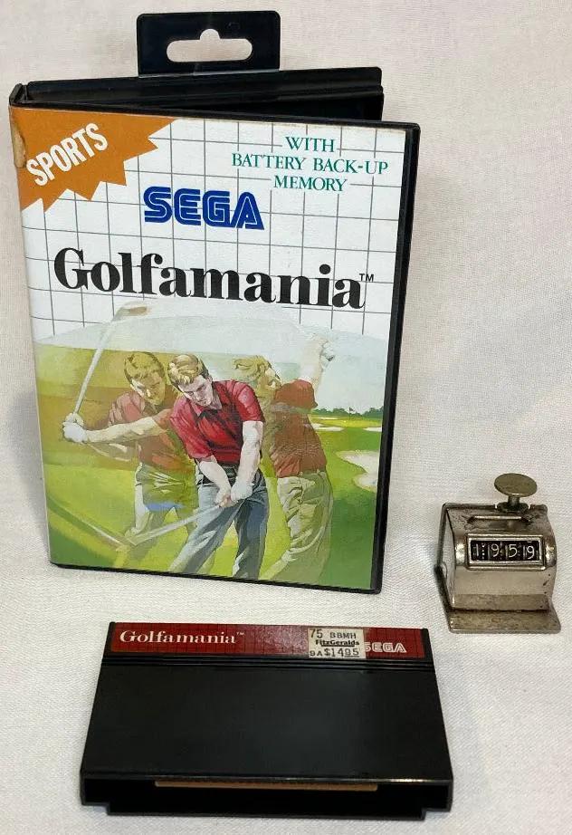 Game | Sega Master System | Golfamania Physical Video Games Game Sega