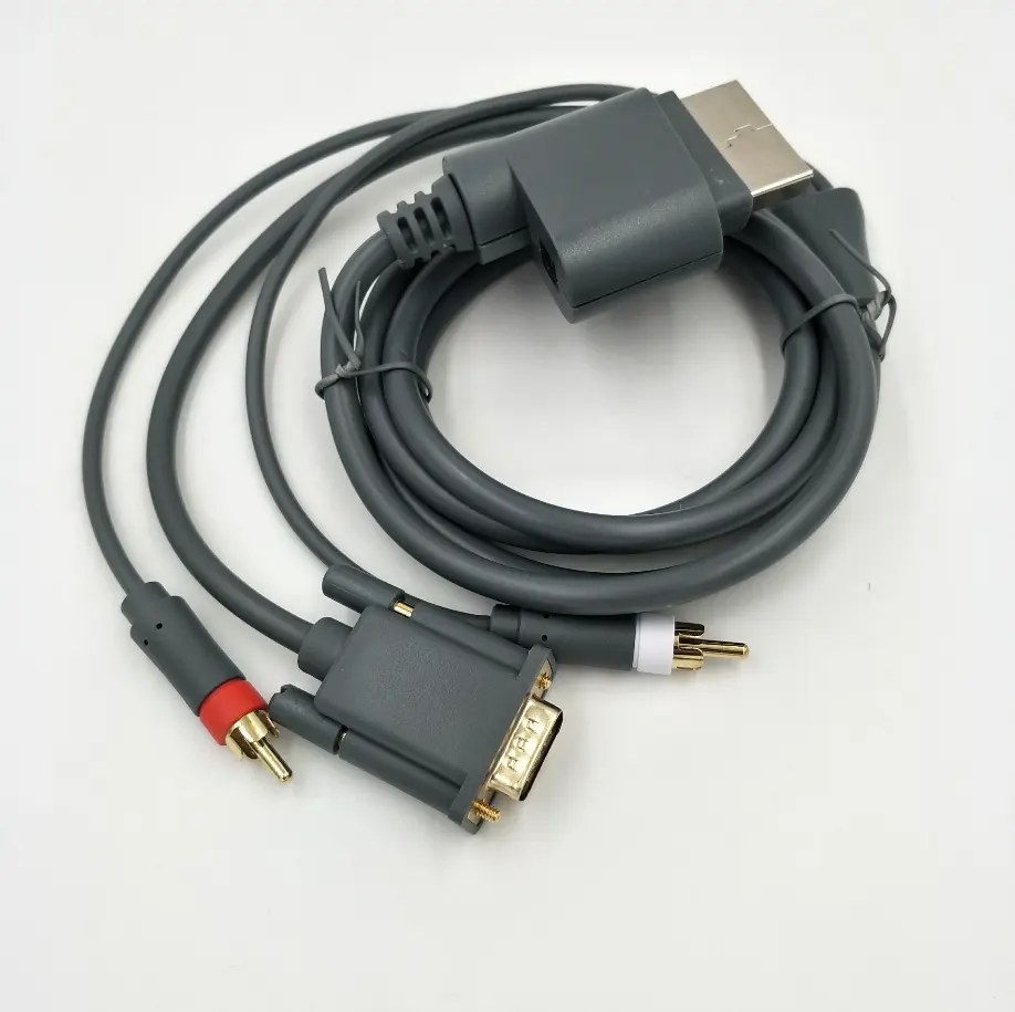 Accessory | Xbox 360 | VGA + Audio Output Cable Home Game Console Accessories Accessory Microsoft