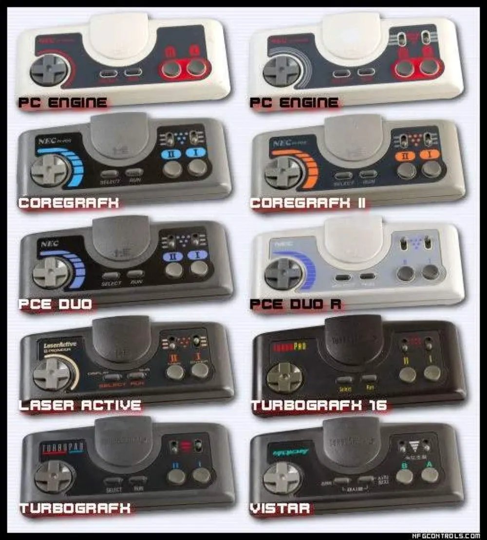 Controller | NEC PC Engine | Controller Control Pad Controllers & Attachments NEC