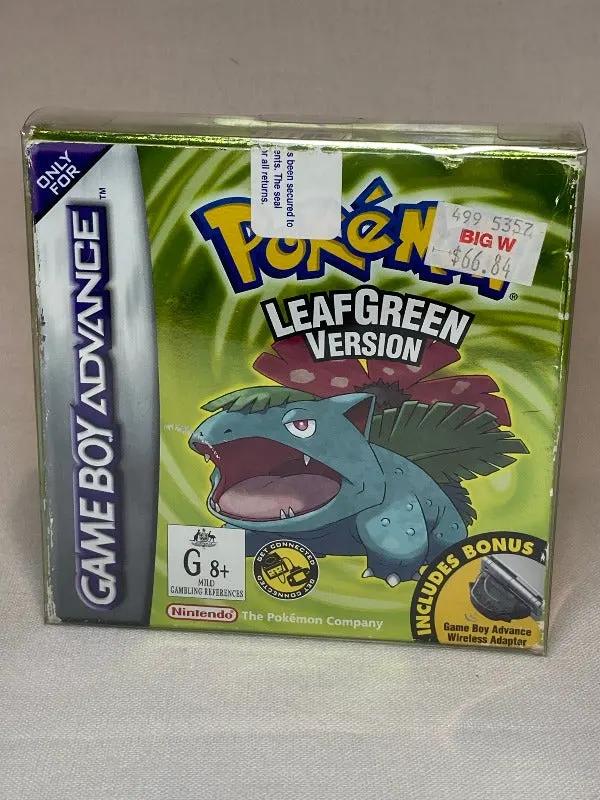 Game | Nintendo Game Boy Advance GBA | Pokemon Leaf Green Physical Video Games Game Nintendo