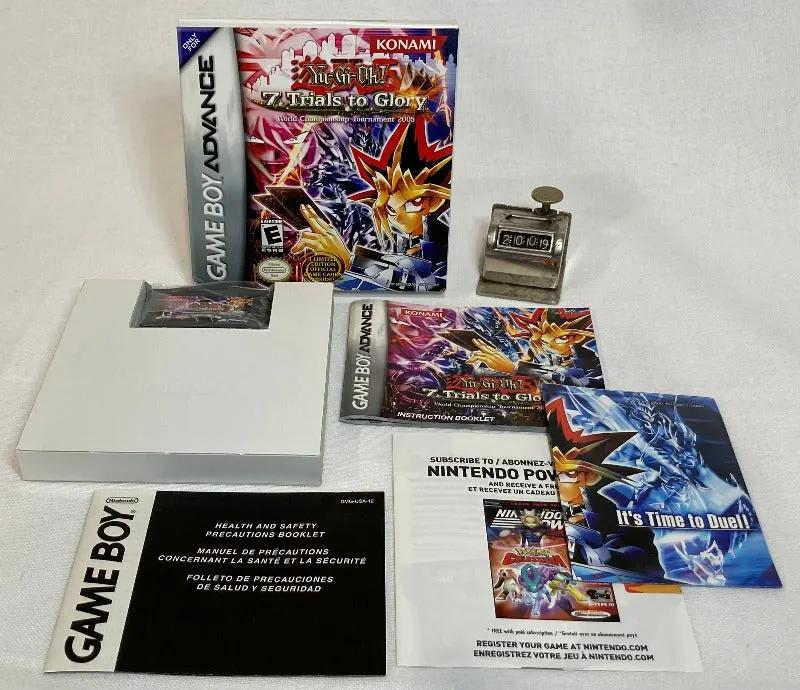 Game | Nintendo Game Boy Advance GBA | Yu-Gi-Oh! 7 Trials to Glory Physical Video Games Game Nintendo
