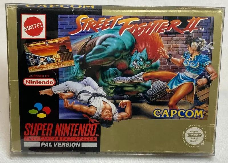 Game | Super Nintendo SNES | Street Fighter II Physical Video Games Game Nintendo