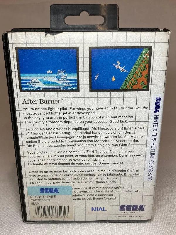 Game | Sega Master System | After Burner Physical Video Games Game Sega