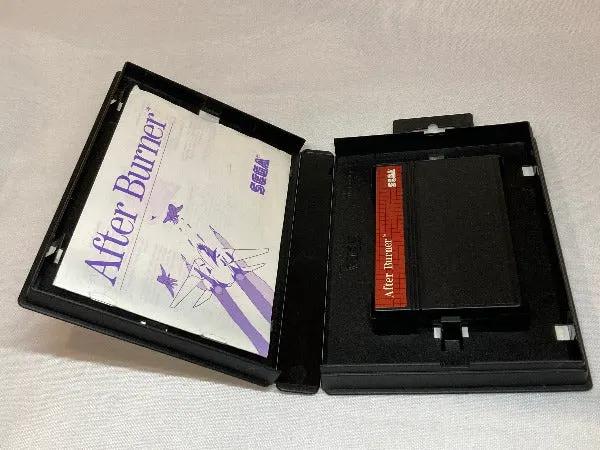 Game | Sega Master System | After Burner Physical Video Games Game Sega