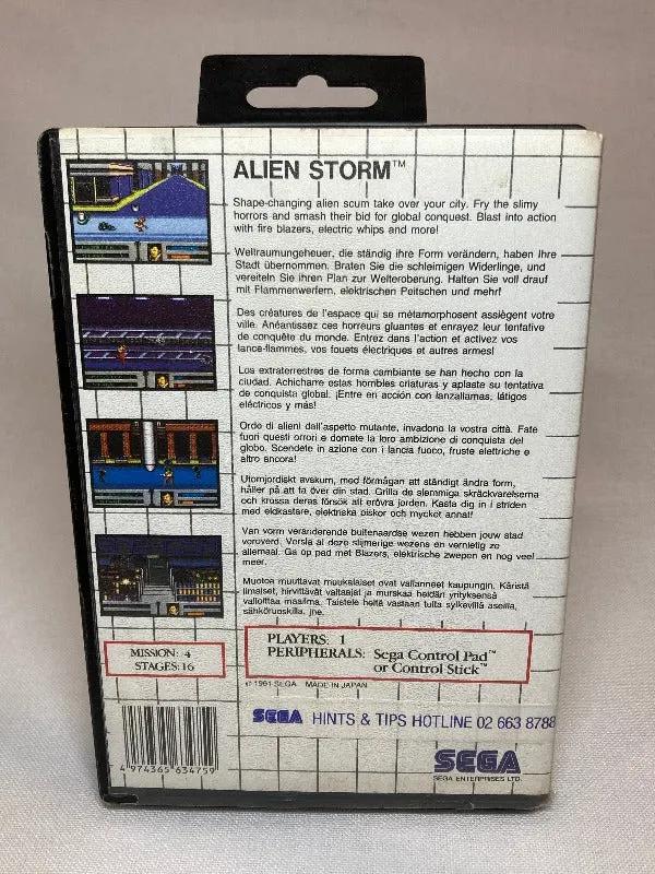 Game | Sega Master System | Alien Storm Physical Video Games Game Sega