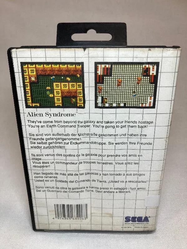 Game | Sega Master System | Alien Syndrome Physical Video Games Game Sega