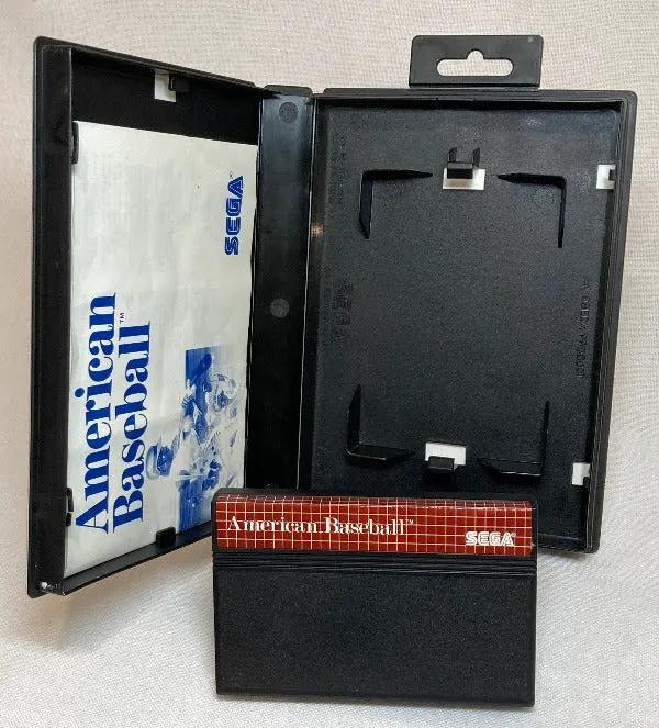 Game | Sega Master System | American Baseball Physical Video Games Game Sega