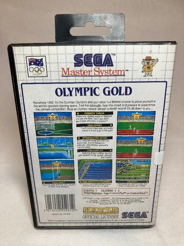 Game | Sega Master System | Olympic Gold Barcelona 92 Physical Video Games Game Sega