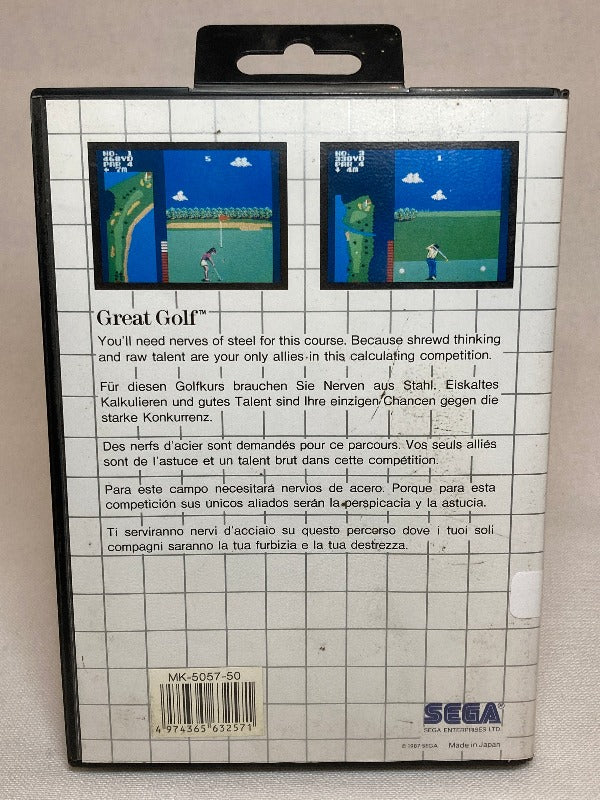 Game | Sega Master System | Great Golf