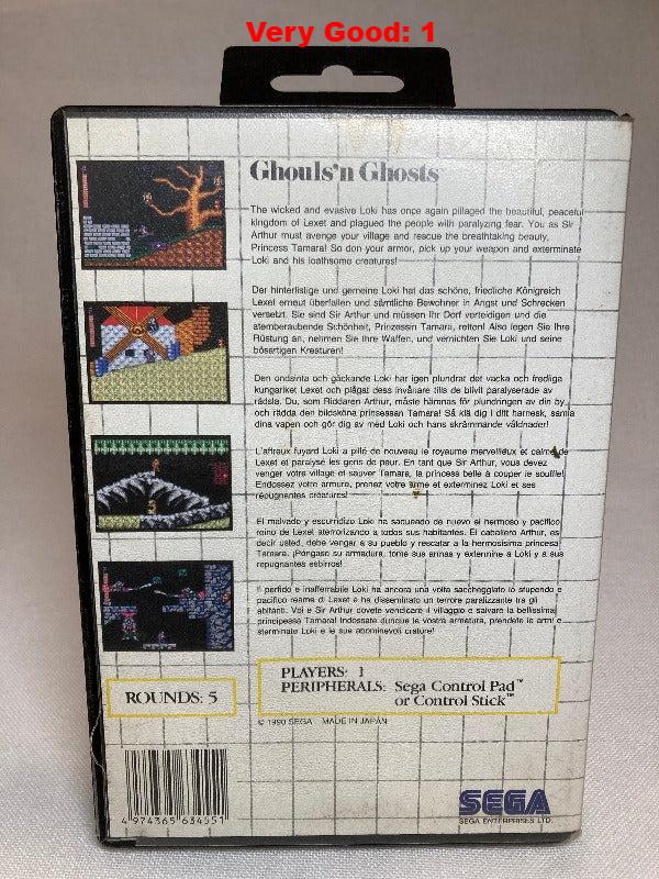 Game | Sega Master System | Ghouls 'N Ghosts