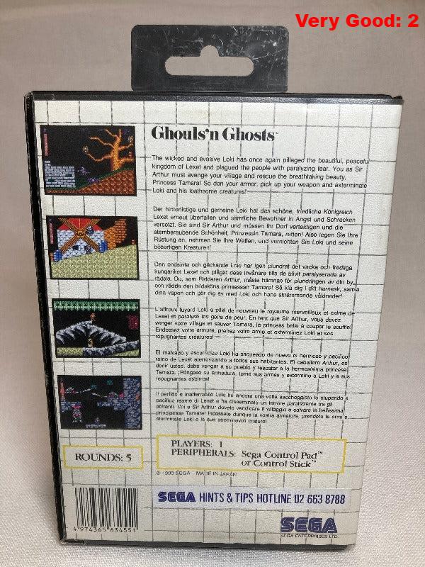 Game | Sega Master System | Ghouls 'N Ghosts