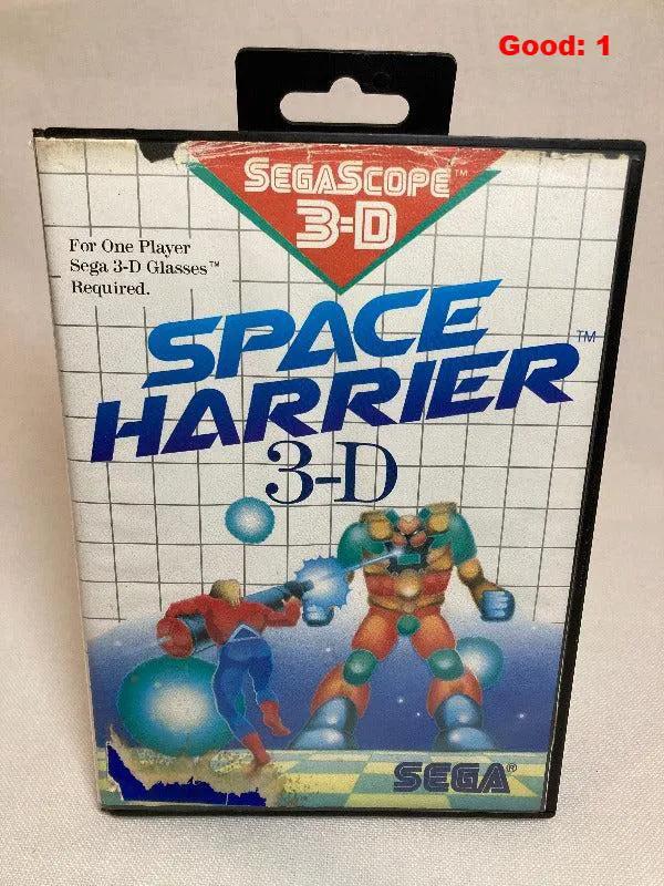 Game | Sega Master System | Space Harrier 3D Physical Video Games Game Sega