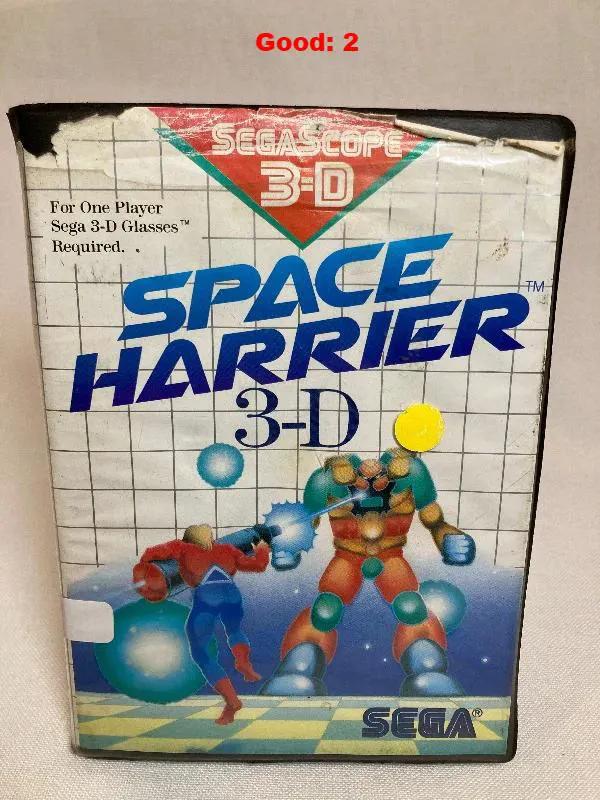 Game | Sega Master System | Space Harrier 3D Physical Video Games Game Sega