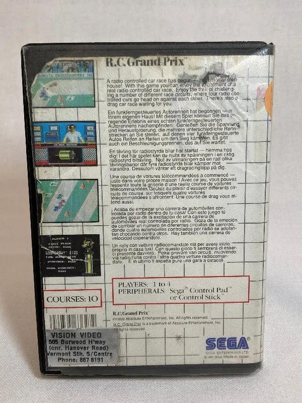 Game | Sega Master System | RC Grand Prix Physical Video Games Game Sega