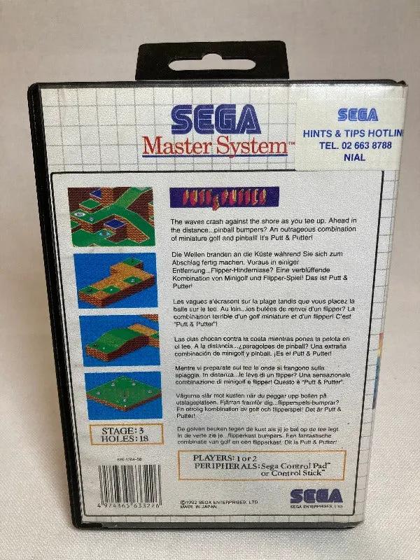 Game | Sega Master System | Putt And Putter Physical Video Games Game Sega