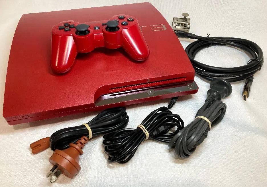 Console | Sony PlayStation PS3 | PS3 Red 300GB Console Set Video Game Consoles Console Sony