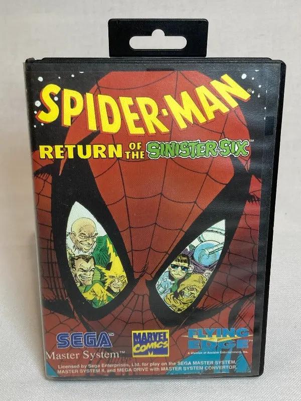Game | Sega Master System | Spiderman Return Of The Sinister Six Physical Video Games Game Sega