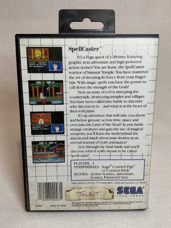 Game | Sega Master System | Spellcaster Physical Video Games Game Sega