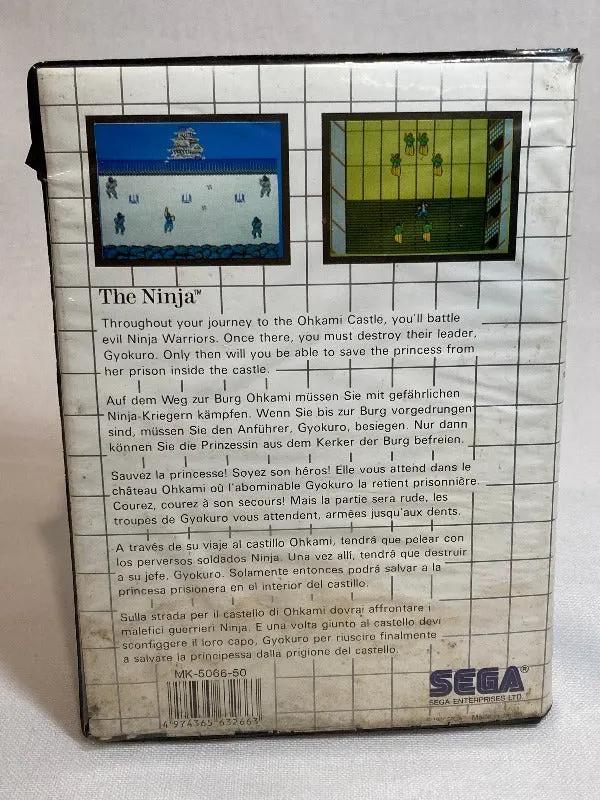 Game | Sega Master System | The Ninja Physical Video Games Game Sega