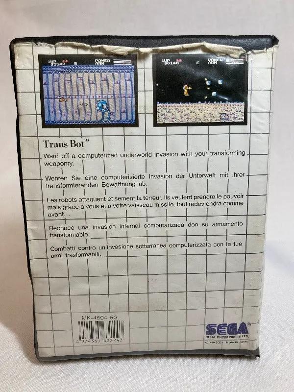 Game | Sega Master System | Transbot Physical Video Games Game Sega