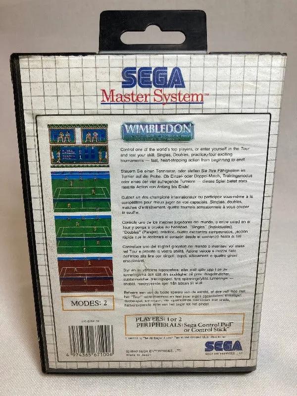 Game | Sega Master System | Wimbledon Physical Video Games Game Sega