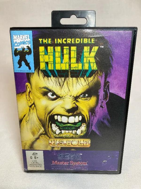Game | Sega Master System | The Incredible Hulk Physical Video Games Game Sega