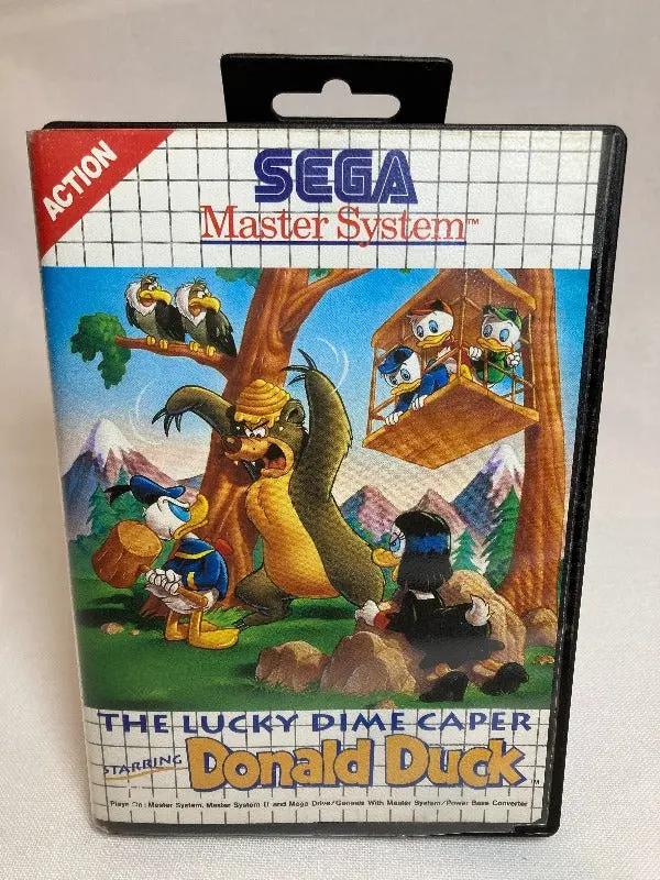 Game | Sega Master System | Lucky Dime Caper Starring Donald Duck Physical Video Games Game Sega