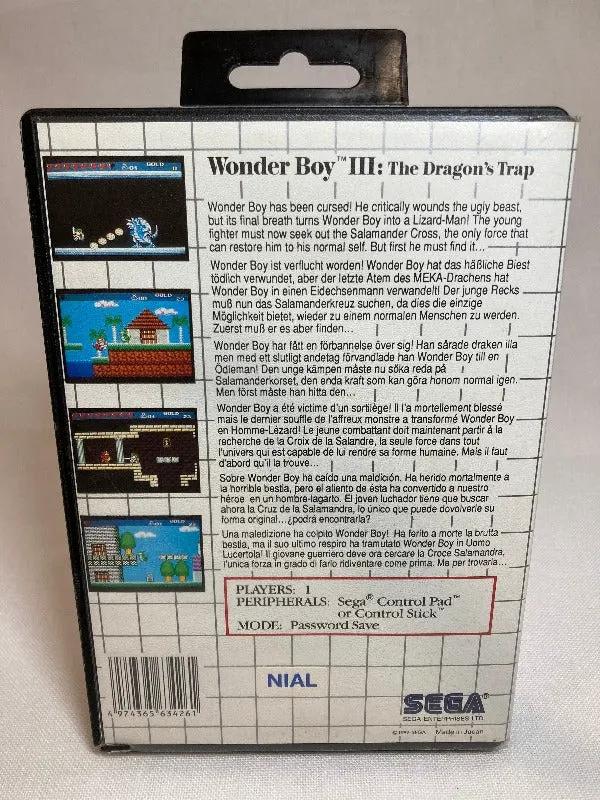 Game | Sega Master System | Wonder Boy III The Dragon's Trap Physical Video Games Game Sega