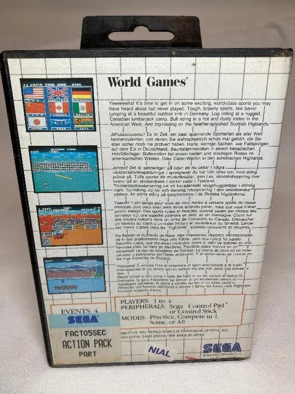 Game | Sega Master System | World Games Physical Video Games Game Sega