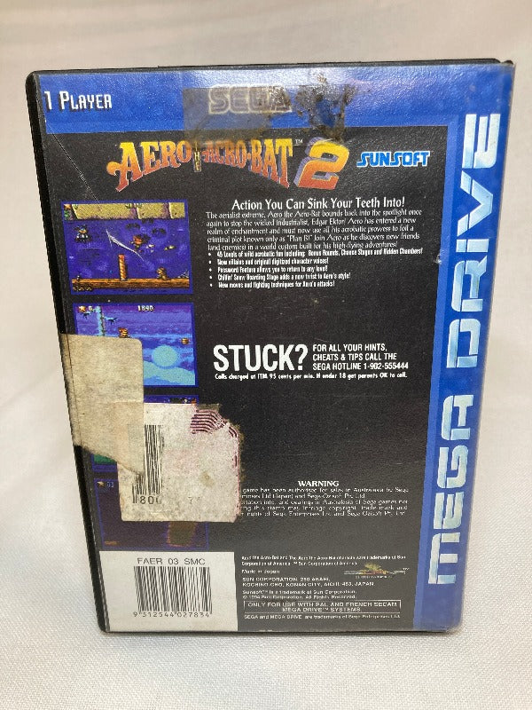 Game | Sega Mega Drive | Aero The Acro-Bat 2
