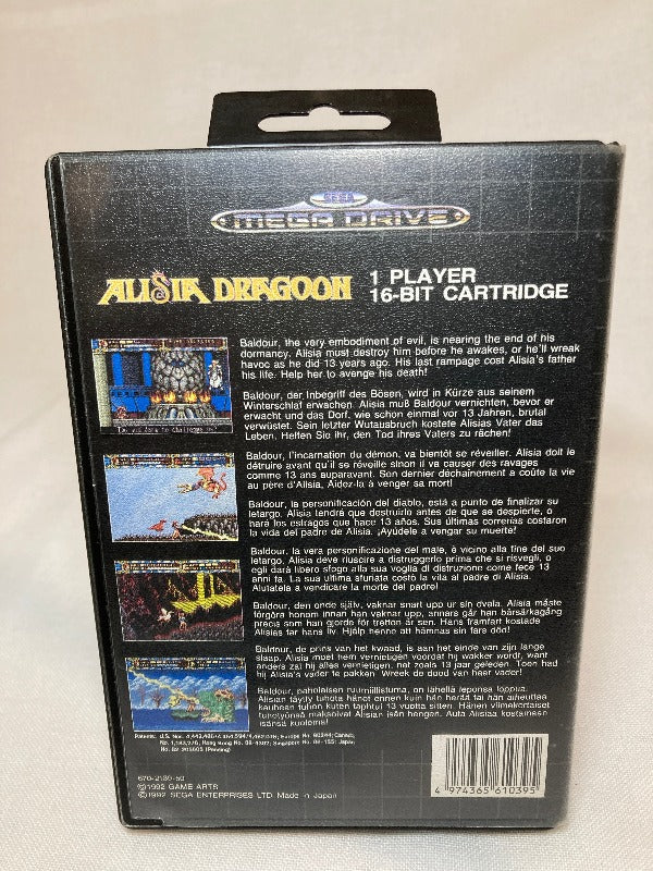 Game | Sega Mega Drive | Alisia Dragoon