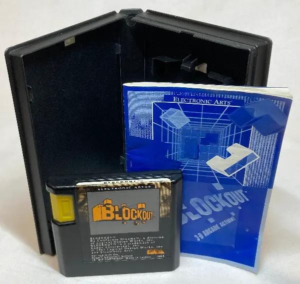Game | Sega Mega Drive | Blockout Physical Video Games Game Sega