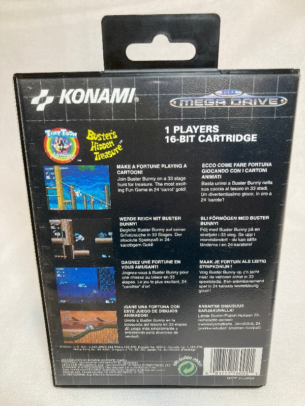 Game | Sega Mega Drive | Tiny Toon Adventures: Buster's Hidden Treasure